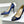 Manolo Diamond Buckle Pumps 10cm Navy Blue Silk 327497