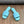 LV Neo Revival Flat Mule 15mm Blue Cowhide