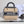 LADY 24 BASKET BAG IN BLACK OBLIQUE JACQUARD MIX BEIGE WICKER