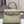 KELLY BAG 20 IN KHAKI TAN OSTRICH LEATHER WITH SILVER HARDWARE (MADE - TO - ODER)
