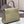 KELLY BAG 20 IN KHAKI TAN OSTRICH LEATHER WITH SILVER HARDWARE (MADE - TO - ODER)