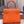 KELLY BAG 20 IN FIRE ORANGE OSTRICH LEATHER WITH GOLD HARDWARE (MADE - TO - ODER)
