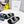 cd dioract dad sandal mule grey embroidered cotton