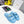 cd dioract dad sandal mule cloud blue lambskin