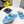 cd dioract dad sandal mule cloud blue lambskin
