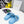 cd dioract dad sandal mule cloud blue lambskin