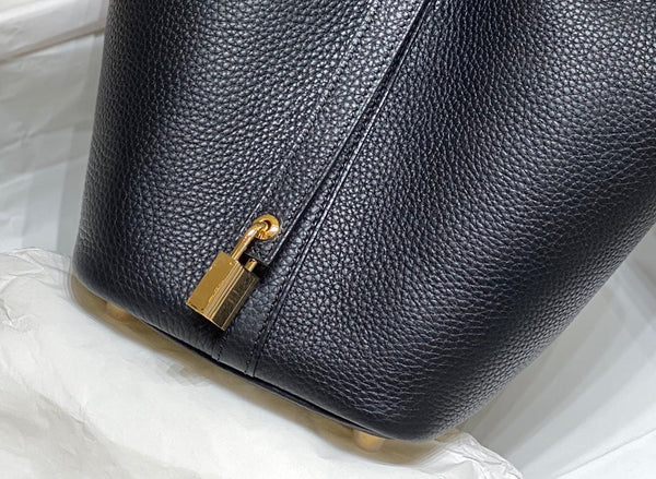 picotin lock 18 black togo ghw