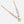 CD 26S CD Logo Crystal Station Necklace In Gold Tone Metal With White Crystal 631006