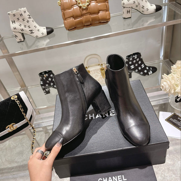 CC 26s Booties 6.5cm Black Sheepskin 966880