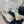 CC Ballet Flats 25mm White Bow Tie Chain Lambskin