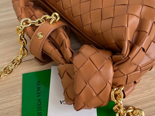 mini jodie 28 brown lambskin