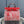 HM HERBAG ZIP 31 RED AND WHITE HORSE MOTIF CANVAS