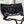 CRUSH MEDIUM CHAIN BAG 31 IN BLACK QUILTED CRUSHED CALFSKIN BLACK HARDWARE