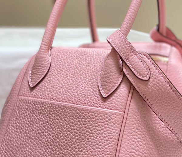 HM LINDY 26 BAG IN BABY PINK TOGO LEATHER GOLD HARDWARE