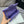 flap bag mini 20cm purple caviar silver hardware