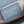 LADY 17 IN SKY BLUE LAMBSKIN WITH CANNAGE PATTERN