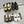 CC Low Sneaker Thick-Soled Black Rain Velvet Fabric