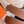 HM ROYAL BELT BUCKLE & REVERSIBLE NOIR AND CIDER ORANGE LEATHER STRAP 32 MM SILVER HARDWARE
