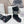 CD Platform Snow Boots Black Red Cowhide Nylon Fabric 539651