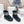 CD Snow Ankle Boots Black Red Cowhide Nylon Fabric 539658