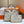 Herbag 31 Toile White Canvas Gold Cowhide Leather
