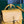 ALPIN MINI BACKPACK 21 IN YELLOW LAMBSKIN AND GOYARDINE CANVAS