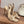 HM Holy 105 Sandal In Bisque Beige Grained Calfskin
