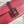 HM Jige Elan 29 Clutch In Cherry Red Calfskin With Wine Red Lizard Skin (25 days of production)