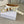 CL logo Cut-out Belt 25mm White Tan Triomphe Canvas Ghw
