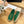 SL YVES LOGO SLIP ON DARK GREEN CALFSKIN