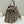 FENDI PEEKABOO 33 BAG IN KHAKI CALFSKIN WITH STRAP GOLD HARDWARE
