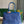 BELLECHASSE BIAUDE PM BAG 36 IN BLUE GOYARDINE CANVAS AND CALFSKIN TRIM