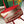 BELLECHASSE BIAUDE PM BAG 36 IN CLASSIC RED GOYARDINE CANVAS AND CALFSKIN TRIM