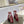 SL TRIBUTE FLATFORM SANDALS GLOSSY BERRY CALFSKIN