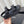 CC 26s Sandals Black Fabric Bow Embellishment