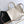 small cabas thais 26 white textile black logo