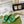 GG SPARKLE CRYSTAL SLIDE SANDAL METALLIC GREEN CALFSKIN