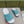 GG Lide Sandal With Interlocking Blue Rubber 788132
