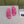 GG Lide Sandal With Interlocking Hot Pink Rubber 788128