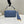 Baguette 27cm Blue Lambskin Gold Hardware