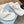 PRA SOFT PADDED NAPPA THONG WEDGE SANDALS WHITE LAMBSKIN