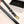 CL Gold 18mm Triomphe Enamel Black Cowhide 608384