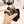 CL Gold 18mm Triomphe Enamel Black Cowhide 608384