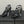 FLORAL HIGH HEEL SANDAL IN BLACK LAMBSKIN