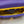 BAGUETTE MINI 19 IN GRAPE JELLY SEQUINS GOLD HARDWARE