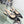 cd slingback flat transparent mesh embroidered black flower moitf