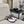 cc sandal burgundy white quilted lambskin