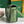 BELVEDERE MM BAG 21 IN GREEN GOYARDINE CANVAS AND CALFSKIN