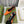 sling back pump 40 orange mesh
