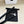 Medium Triomphe Belt 25mm Black Calfskin Shw
